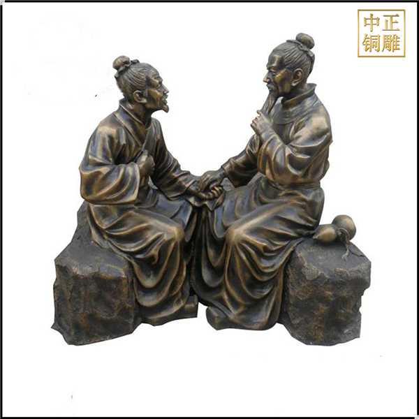 公園古代人物銅雕塑鑄造.jpg